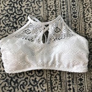 White Bathing Suit Top